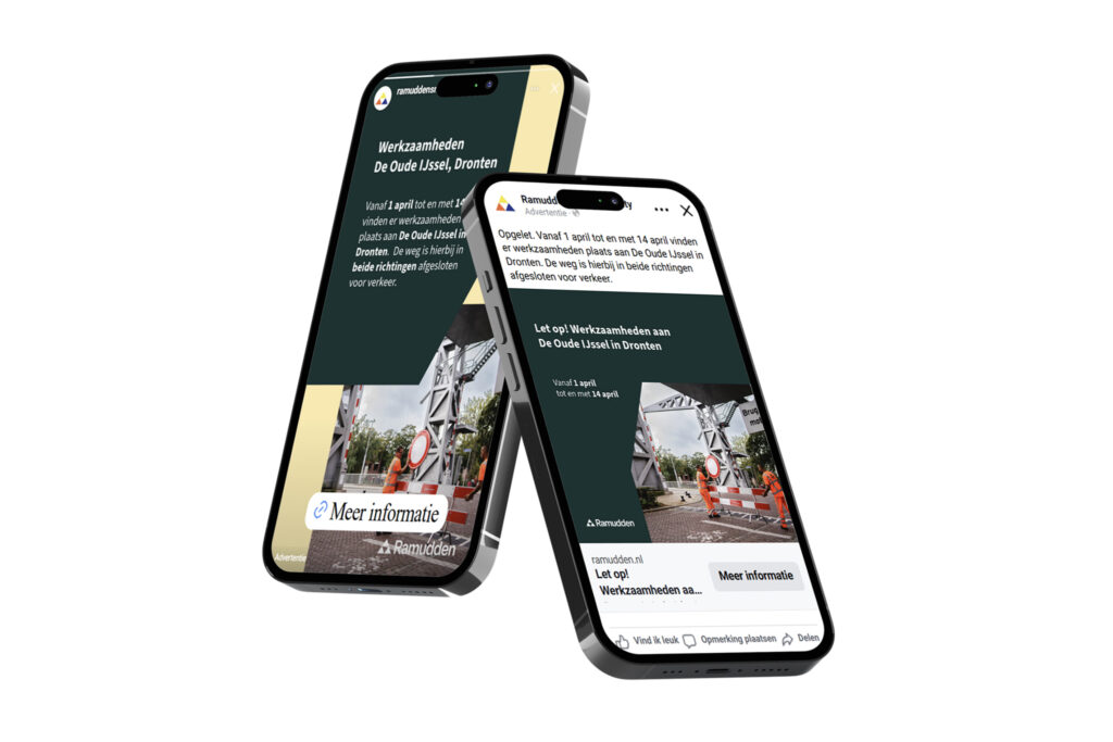 Ramudden - digitale veiligheidscommunicatie - mockup