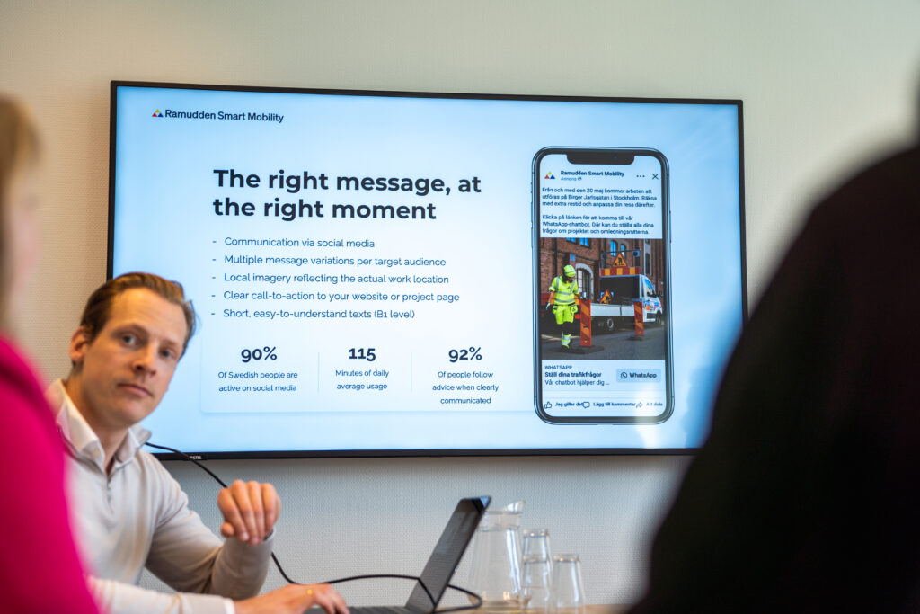 Online traffic management - Ramudden smart mobility